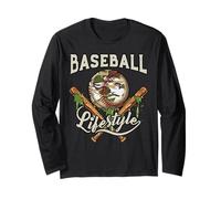 Camo Baseball Lifestyle Ice Cream Drip Camuflaje Niños Manga Larga