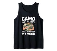 Camo no es necesario, pero ayuda con mi estado de ánimo VA enfermera Camiseta sin Mangas