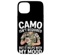 Camo no es necesario, pero ayuda con mi estado de ánimo VA enfermera Carcasa para iPhone 15 Plus
