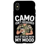 Camo no es necesario, pero ayuda con mi estado de ánimo VA enfermera Carcasa para iPhone X/XS