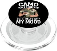 Camo no es necesario, pero ayuda con mi estado de ánimo VA enfermera PopSockets PopGrip para MagSafe
