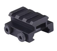 Camoflux Elevador bajo de 3 ranuras de 1/2 pulgada de 20 mm a 20 mm con riel de montaje en sistema con base elevada