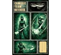 Camogie Team Notebook: Warrior Spirit Edition, Manga Style Gaelic Sports Journal | 100 Squared Pages | Aesthetic Green Art for Training & School | Perfect Gift for Camogie Players