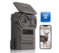 Camojojo Trace - Cámara de caza con SIM 4G LTE, cámara de caza con IP66 impermeable, tarjeta SD de 32 GB, aplicación multifunción, tiempo de funcionamiento más largo
