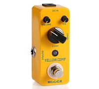 CAMOLO MOOER - Pedal de guitarra con compresor óptico amarillo Comp para guitarra eléctrica, guitarra acústica, bajo, True Bypass