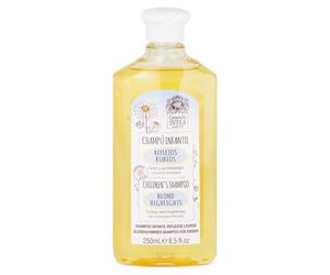 Camomila Intea - Champú infantil - Reflejos rubios - 250 ml | Para el lavado diario de cabellos rubios delicados: aclara suavemente e intensifica el brillo sin siliconas ni parabenos.