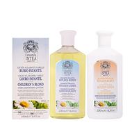 Camomila Intea - Pack Rubio Infantil - Loción + Champú + Acondicionador | Pack para aclarar el cabello rubio infantil: loción de acción gradual, champú de reflejos dorados y acondicionador suavizante