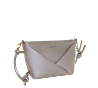 Camomilla Bolso Bandolera Mujer, piel sintética, colección Glassè, color plata