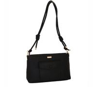 Camomilla Bolso Bandolera Mujer, piel sintética, colección Love Letter, negro