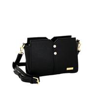 Camomilla Bolso Bandolera Mujer, piel sintética, colección Sugar Free, talla S, negro