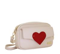 Camomilla Bolso de Hombro Mujer, Piel Sintética, Colección Love Bag, Color Blanco