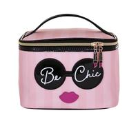 Camomilla Bolso de Maquillaje Mujer, Poliéster, Colección Be Chic, Talla M, Color Rosa