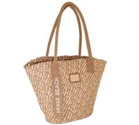 Camomilla Bolso Tote de Playa Mujer, Fibras Naturales, Colección Miami, Talla M, Color Beige
