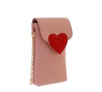 Camomilla Funda para Móvil Mujer, con Bandolera, Piel Sintética, Colección Love Bag, Color Rosa