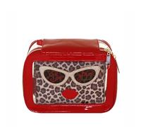 Camomilla Juego 2 Neceseres de Maquillaje Mujer, Poliéster, Colección Be Chic, Color Marrón