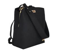 Camomilla Mochila Mujer, Piel Sintética, Colección Twist, Color Negro