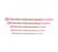 Camon Collar escocés Chéri para perros - Color: Rosa | Mediciones: 1,8 x 33 cm