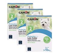 Camon Leis Collar Mediano 60 cm 3 paquetes Collar Antiparasitario para Perros
