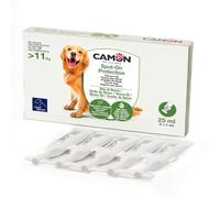 Camon | Spot-On Protection para Perros (> 11 kg), 5 ampollas de 5 ml con Aceite de nim, protección Natural para Perros