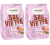 Camon Toallitas Milk & Honey 100Ud, Un tamaño 1140 g (Paquete de 2)