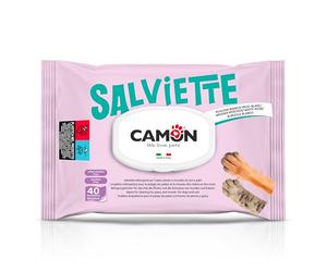 CAMON We love pets Toallitas para la Piel Muschio Bianco 20pc - Accesorios, Complementos, Juegos y Comida para Mascotas, Blanco (LA030)