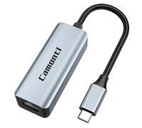 Camonti Adaptador de red USB C a Ethernet Gigabit tipo C a RJ45 Thunderbolt 3 LAN 10/100/1000Mbps compatible con MacBook Pro Air iPad Pro 2020 2019 Nintendo Switch XPS 15 13 ThinkPad Samsung S20 S10