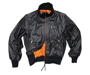 CamoOutdoor MIL-Tec BW - Chaqueta de Piel Alemana (Talla 54), Color Negro