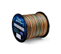 (Camouflage Green 4.0 40LB, Multicolor) PROBEROS 300m 4 Strand PE Braided Fishing Line High Strength Main Line - Camouflage Green 5.0 50LB