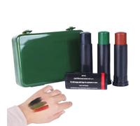 Camouflage Paint, Outdoor Camouflage Cream, 3 Colors Hunting Face Paint Stick For Unique Concealment And Body Makeup 3 Colors Camouflage Face Paint Stick, Outdoor Camouflage Cream For Hunting And