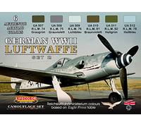 Camouflage Set LifeColor CS07 GERMAN WWII LUFTWAFFE SET2