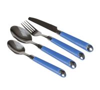 Camp 4 921671 Ocean - Cubertería de Camping (24 Piezas), Color Azul