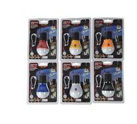 Camp Active Lámpara de camping LED 1 W con gancho mosquetón, colores surtidos, multicolor