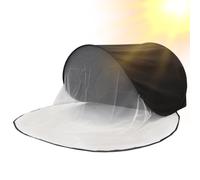 Camp Beds for Adults - Polyester Mesh 46x32 Inch | Comfortable Bedtime Light Shield Rest | Light Blocking Head Sleeping Canopy with Portable Hood, Foldable Rest Aid for Traveling Camping