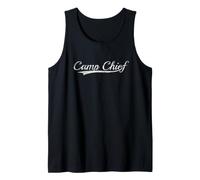 Camp Chief Vintage Varsity Throwback Retro Aesthetic Camiseta sin Mangas