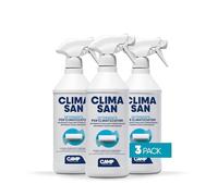 CAMP Climasan Detergente - Limpiador Aire Acondicionado Especifico para Componentes y Filtros Climatizador, Spray Limpiador a Acción Inmediata, Limpia en profundo y Elimina los Malos Olores 3x750ml
