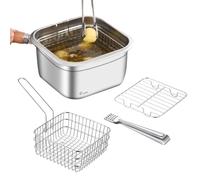 Camp Cook Set - Multifunctional Non-Stick Pots, Pans Set Hiking Cooking | Acero inoxidable 316 para equipos de camping, mochileros, cocina al aire libre, picnic, senderismo, otras actividades al aire