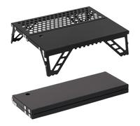 Camp Cooking Rack, Portable Outdoor Grill, Lightweight Aluminum Alloy Foldable with Adjustable Legs, Authentic Barbecue Equipment for Backyard Patio Picnics Parties Camping Outdoor Adventures