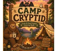 Camp Cryptid: Cute & Cozy Cryptid Coloring Book Featuring Bigfoot, Mothman, Nessie, and Other Legendary Creatures