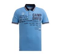 CAMP DAVID Camiseta azul / navy / blanco L azul / navy / blanco
