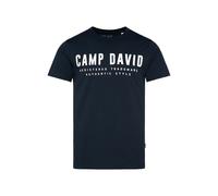 CAMP DAVID Camiseta navy / blanco S navy / blanco