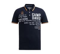 CAMP DAVID Camiseta navy / naranja claro / blanco S navy / naranja claro / blanco