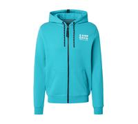 CAMP DAVID Sudadera con cremallera marino / turquesa / blanco L marino / turquesa / blanco