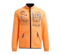 CAMP DAVID Sudadera con cremallera navy / naranja / negro L navy / naranja / negro