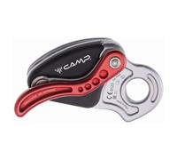 CAMP Druid Pro - Descensor autofrenante Unisex para Adultos, Rojo-Negro, Talla única