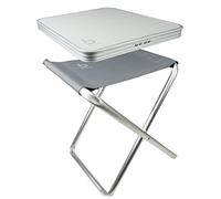 Taburete / Mesita Bo-Camp Stool top - Foldable Color: gris