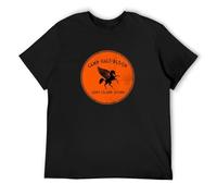 Camp Half Blood Distressed T-Shirt Unisex Streetwear Printed Short Sleeve tee Shirt Black XXXL