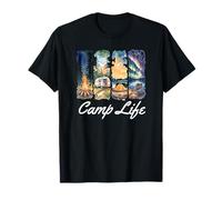 Camp Life Outdoor Adventure Design Tess Bag Mugs and More Camiseta