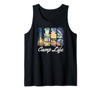 Camp Life Outdoor Adventure Design Tess Bag Mugs and More Camiseta sin Mangas