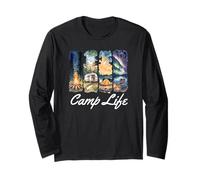 Camp Life Outdoor Adventure Design Tess Bag Mugs and More Manga Larga