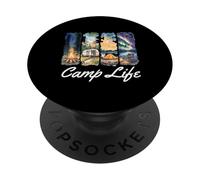 Camp Life Outdoor Adventure Design Tess Bag Mugs and More PopSockets PopGrip Adhesivo